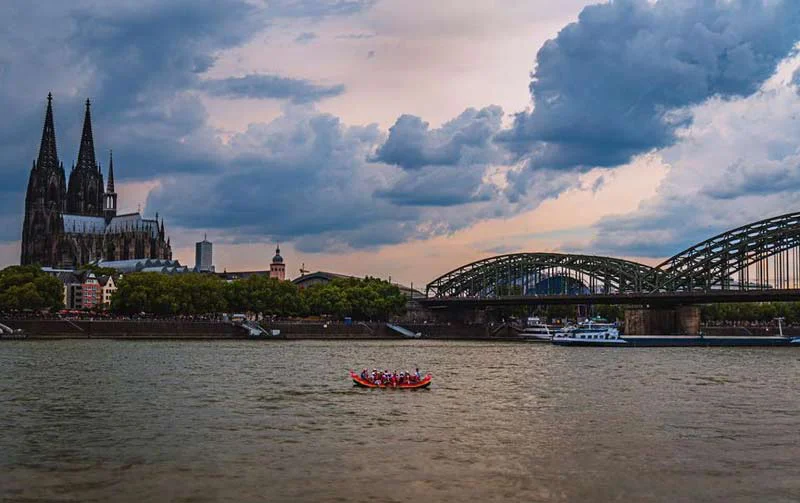 Ausguck Die Brausen beim Rheinrafting 2020